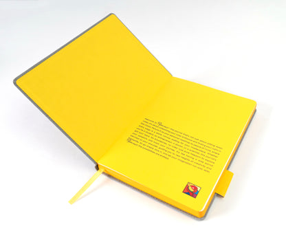 Rosella Summer Yellow Hard Cover Journal with Elastic Ribbon