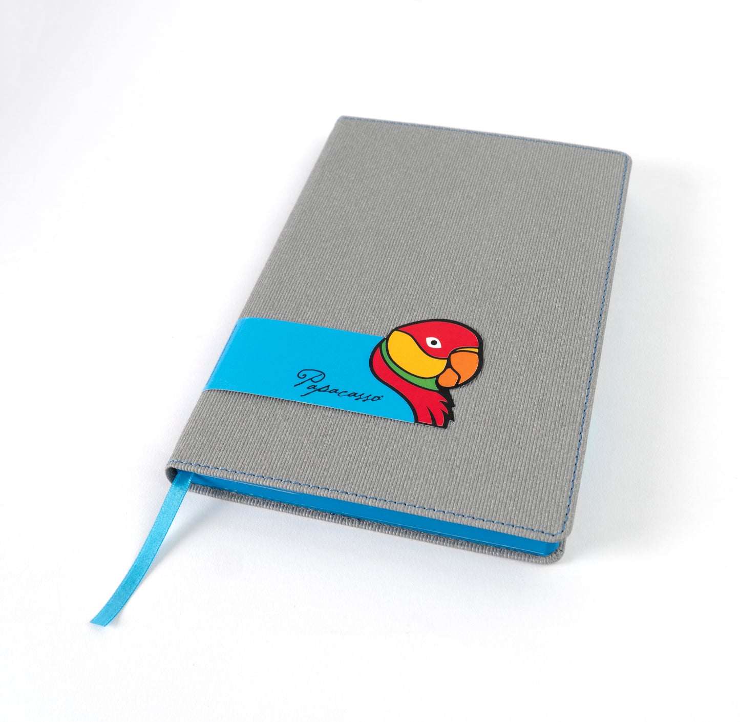 Rosella Winter Blue Hard Cover Journal with Elastic Ribbon