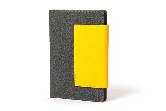 Kea Summer Yellow Hard Cover Journal with Magnetic Flap