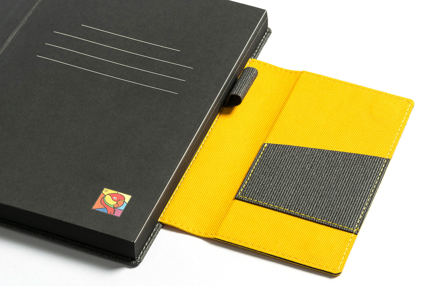 Kea Summer Yellow Hard Cover Journal with Magnetic Flap