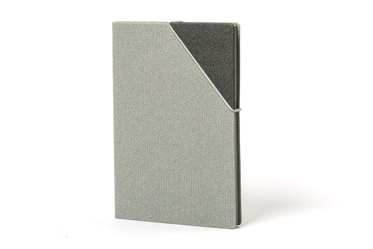Macaw Serene Gray Journal with Elastic Ribbon