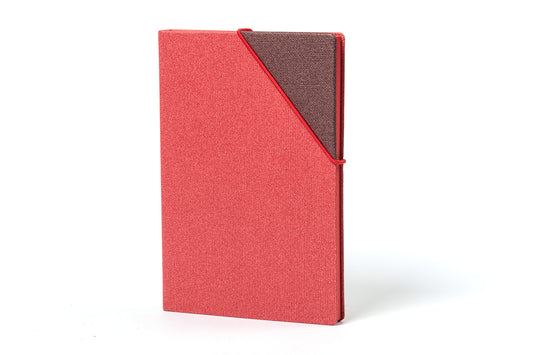 Macaw Vibrant Red Journal with Elastic Ribbon