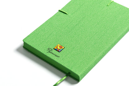 Macaw Spring Green Journal with Elastic Ribbon