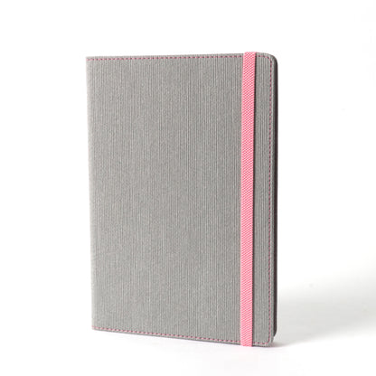 Rosella Blossom Pink Hard Cover Journal with Elastic Ribbon