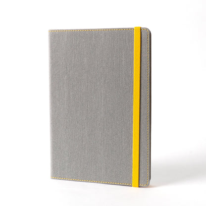 Rosella Summer Yellow Hard Cover Journal with Elastic Ribbon